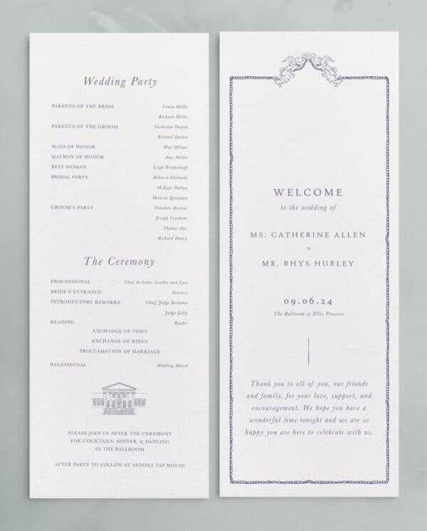 Ballroom: Ceremony Programs - Image 7