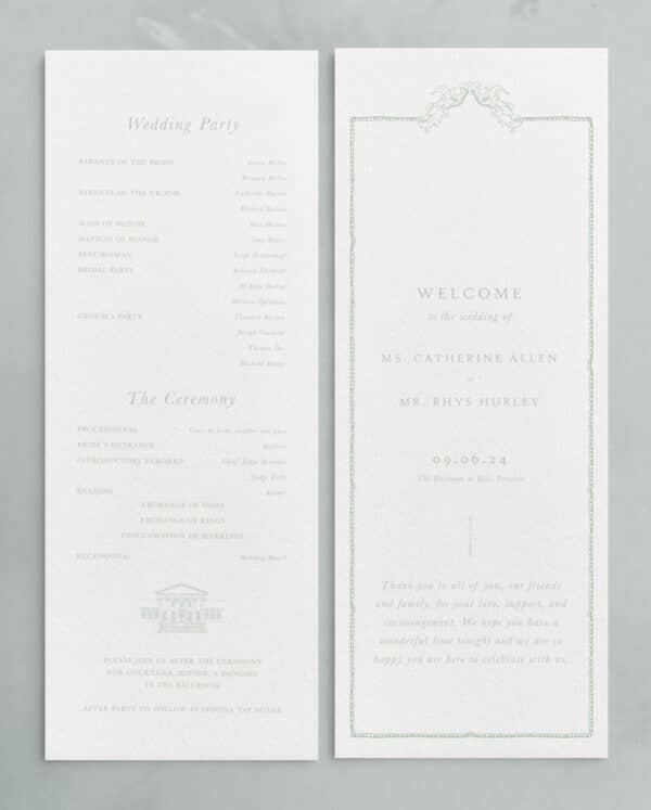 Ballroom: Ceremony Programs - Image 5