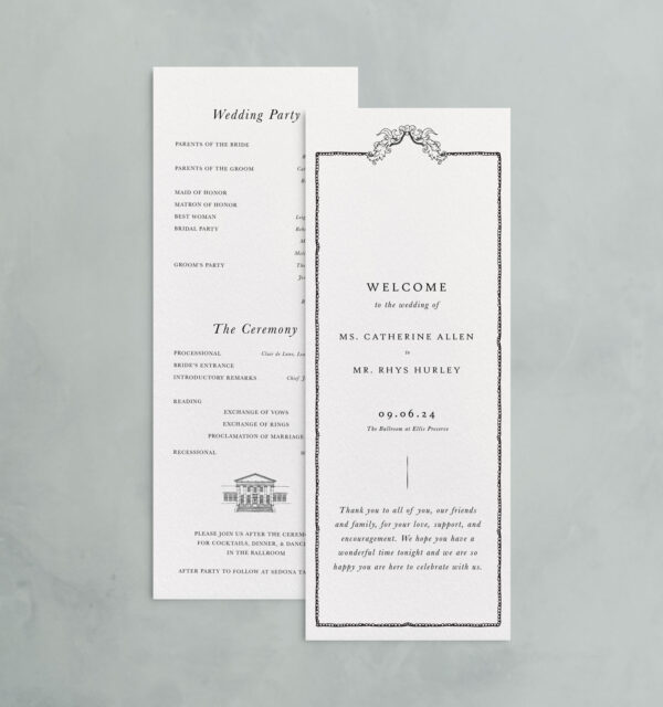 Ballroom: Ceremony Programs